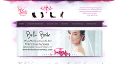 Desktop Screenshot of bellacreativeevents.com